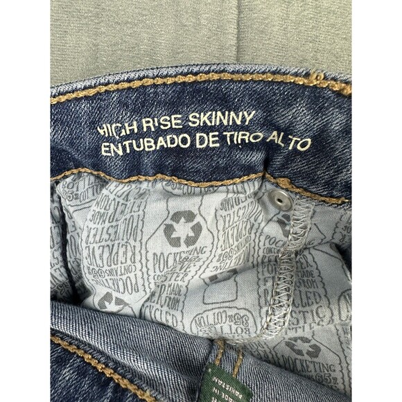 Wild Fable Skinny Jeans Juniors Denim High Rise Distressed Side Stripe 25x27 - Picture 5 of 9